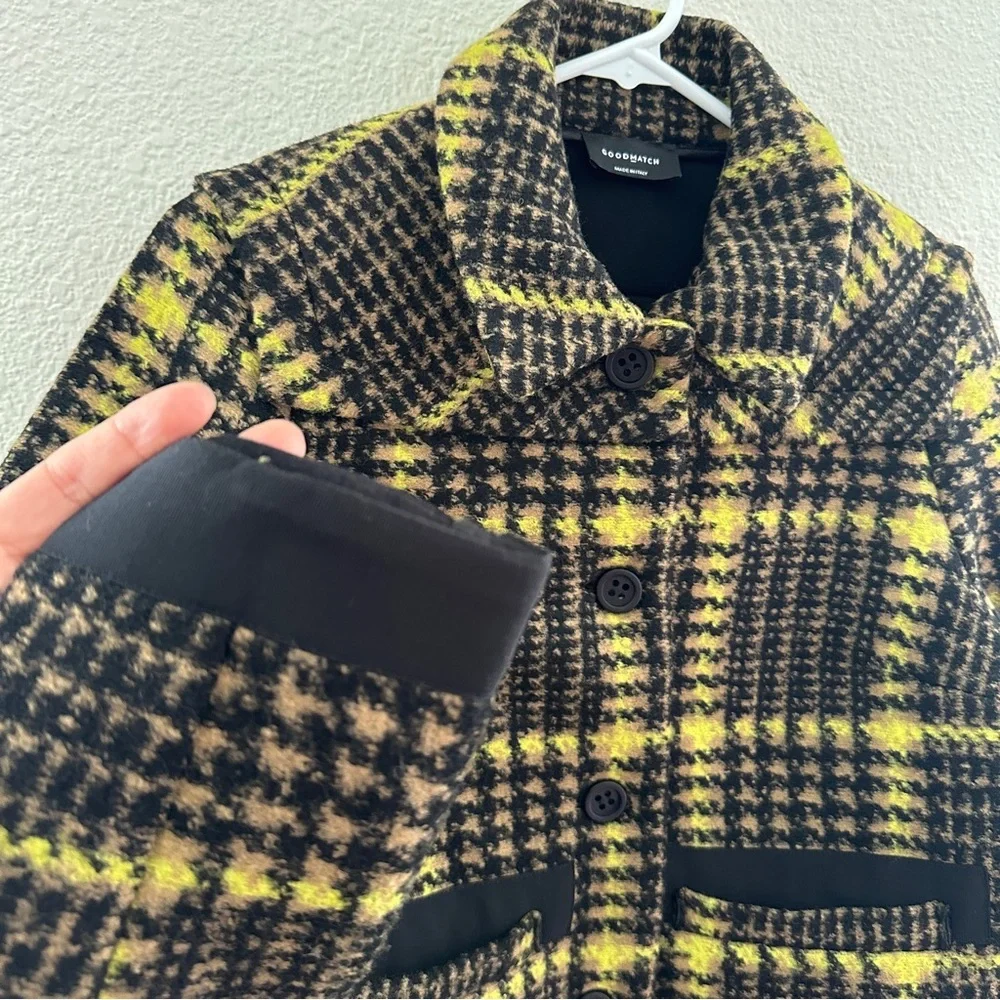Goodmatch Plaid Scuba Jacket - Y2K Grunge Streetwear - 42 - Picture 5 of 9